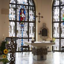 Die hauseigene Kapelle des Altenpflegeheims St. Paulus ist das Herzstück der Einrichtung. Foto: Hanuschke / St. Paulus